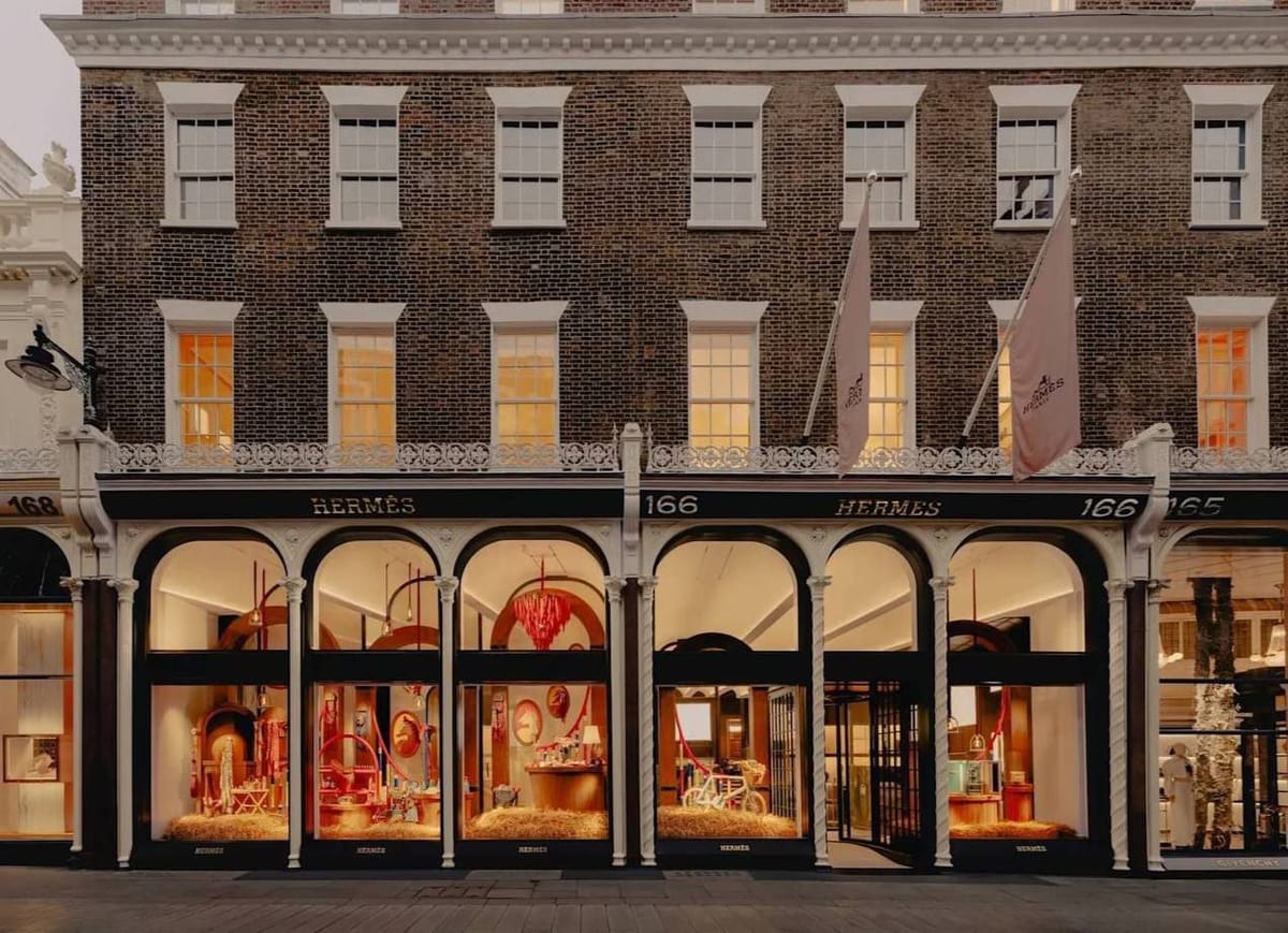 Hermès открыл уникальный пятиэтажный флагман в Лондоне