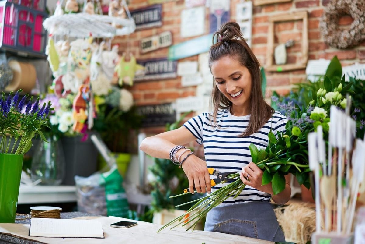 Продажи цветов снижаются