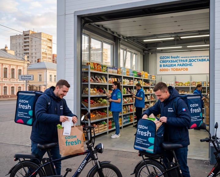 Гонка маркетплейсов: Ozon fresh хочет получить 15 тысяч "умных" электровелосипедов